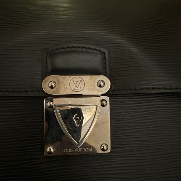 Louis Vuitton briefcase. Double compartments. Epi Leather. - Picture 3 of 14